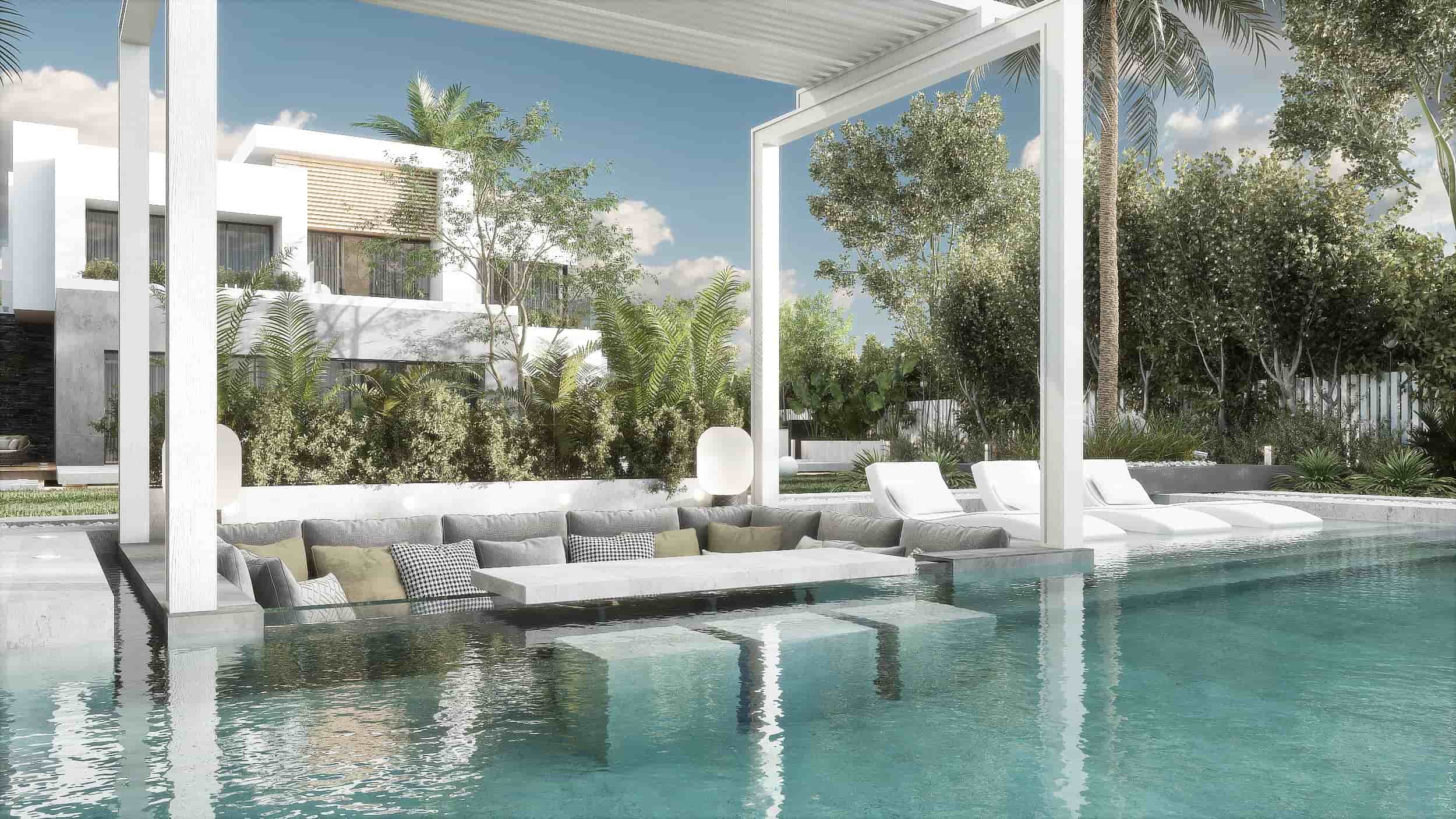 Hacienda Bay - Standalone villa lagoon view